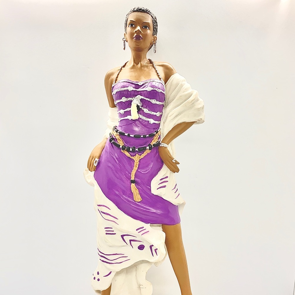 Ceramic Statue of a Black Woman
